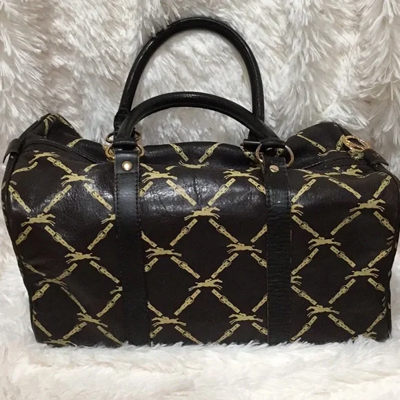 Longchamp vintage brown leather Boston bag - Picture 2 of 16